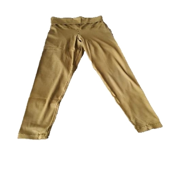 Women's OFFLINE By Aerie Real Me High Waisted Foldover Olive Green Leggings - Picture 2 of 5